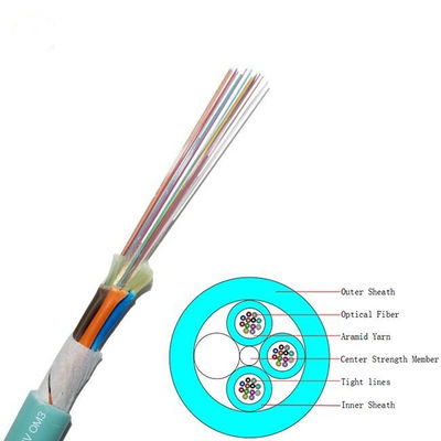 GJFJV OM3 36 Binnen de Vezel Optische Kabel van de Kern Strakke Buffer
