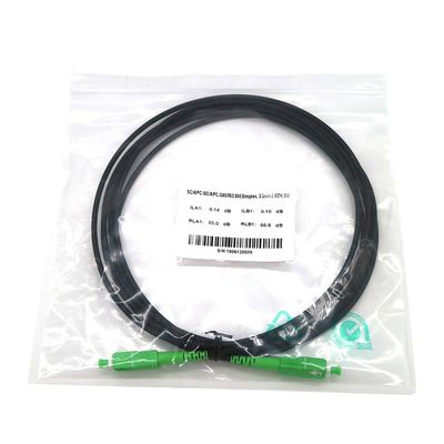 FTTH 3.5mm G657B3-Apc van Sc Enige Wijze 3m Koord van het Vezel het Optische Flard