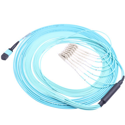 12 het Koordventilator uit Kit Fiber MTP Jumper Breakout Cord 2.0mm MPO van het kernflard aan LC