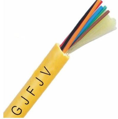 Simplex Strakke Optische Kabel 10mm pvc van de de Buffer Multimode Vezel van GJFJV/LSZH-Schede