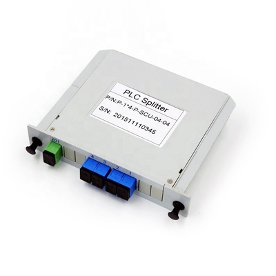 PLC van FTTH 1x12 Splitsers Optische Vezel met de Schakelaarftth Cassette van Sc/APC