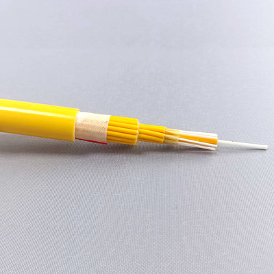 Binnen van de het Garensterkte G652D van LSZH Aramid de Vezel Optische Kabel GJPFJH 4 Kern 6 8 12 24 48