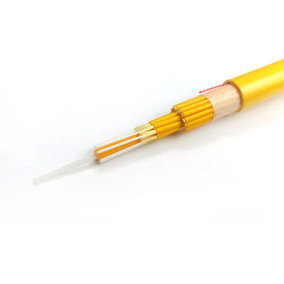 Binnen van de het Garensterkte G652D van LSZH Aramid de Vezel Optische Kabel GJPFJH 4 Kern 6 8 12 24 48