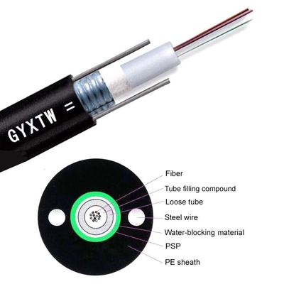Enige de Steunkabel 4 van de de Wijze Gepantserde Optische Vezel van GYXTW Kern