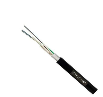 Openlucht Enige Wijze G652D FRP 12 24 48 de Optische Kabel GYFTY van de 96 Kernvezel