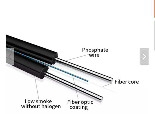 Van de de Dalingskabel LSZH van GJXH FTTH Jasje 1 Kern 2 de Vezelkabel van de Kerng657a FTTH Daling