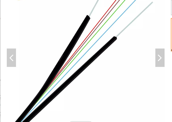 Van de de Dalingskabel LSZH van GJXH FTTH Jasje 1 Kern 2 de Vezelkabel van de Kerng657a FTTH Daling