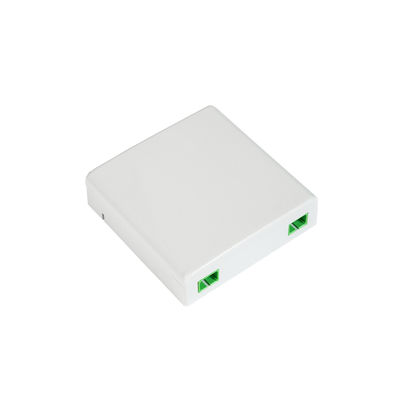 De muur zette 86*86mm Mini Optische de Beëindigingsdoos op van de 2 Kernftth Vezel