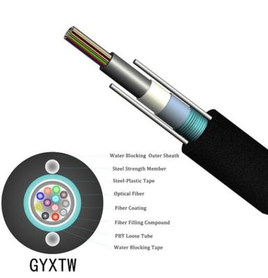 2km de Losse Optische Kabel van de Buisgyxtw G652d Vezel