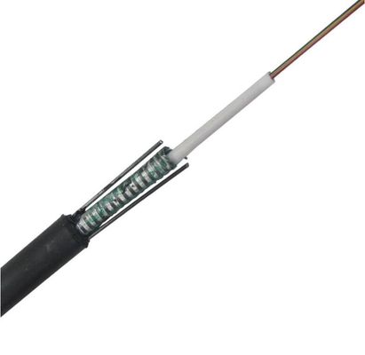Centrumbuis Gepantserde GYXTW 4 Kern 8 Kern 12 Optische Kabel van de Kern de Openluchtvezel
