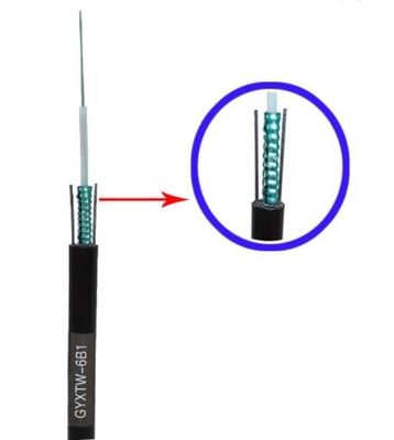 Enige de kabel uni-buis van de wijzegyxtw openlucht lucht optische vezel gepantserde vezel optische kabel
