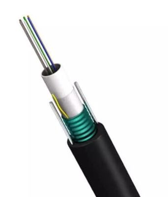 GYXTW 0.6CM Gepantserde 4 6 8 Optische Kabel van de 12 Kern de Openluchtvezel