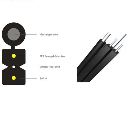 Binnen Openluchtg657a1 G657A2 1 Kern 2 Kern 4 de Optische Kabel van de Kernftth Vezel