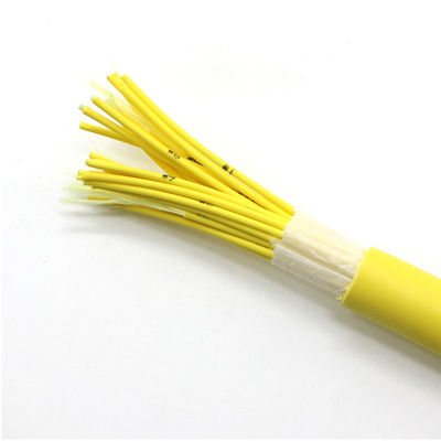 Doorbraak 24 van pvc LSZH van GJBFJH SM G657A1 de Vezel Optische Kabel van de Kern Enige Wijze