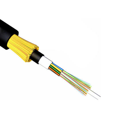 Maak 12 24 Optische Kabel van de Kerng652 ADSS de Luchtvezel waterdicht