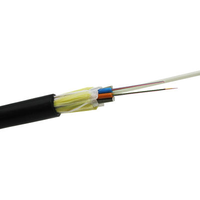 Zelfsteun ADSS 12 24 de Vezel Optische Kabel van de 48 Kern Enige Wijze