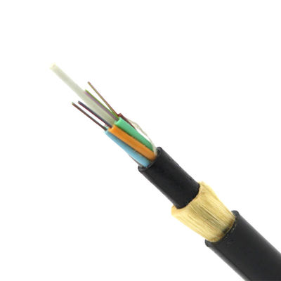 Zelfsteun ADSS 12 24 de Vezel Optische Kabel van de 48 Kern Enige Wijze