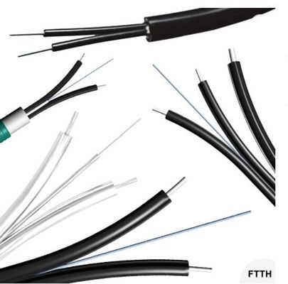Van de het Staalsterkte van FTTH Singlemode FRPKFRP van de het Lidvezel Optische Kabel