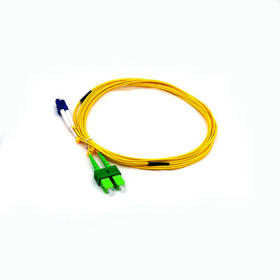 Simplexapc van Sc van G652D 2.0mm 1m aan Koord van het de Vezel het Optische Flard van Sc UPC