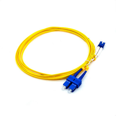 Simplexapc van Sc van G652D 2.0mm 1m aan Koord van het de Vezel het Optische Flard van Sc UPC