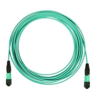 Gepantserde Duplex 8 Kern Fc Mpo/Pc Mtp aan mpo-Lc Koord van het Vezel het Optische Flard