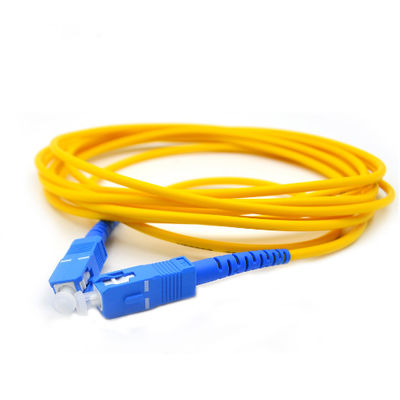 LSZH-APC van het Jasje3m Simplex LC van pvc Enig het Flardkoord van de Wijzevezel