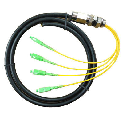 Gepantserde van het Koordjumper wire FOC van het Vezel Optische Flard de Vezel Optische Kabel