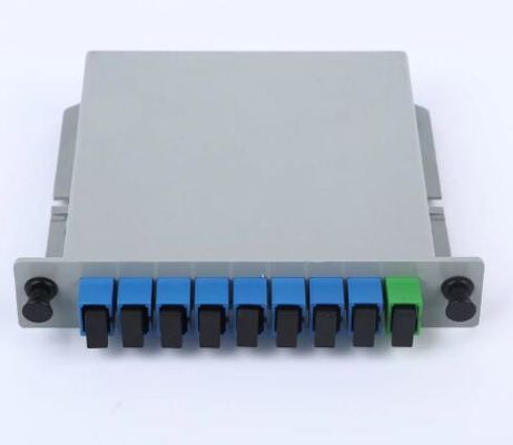 APC van 1*8 SCUPC Vezel Optische PLC Splitser met Tussenvoegseltype