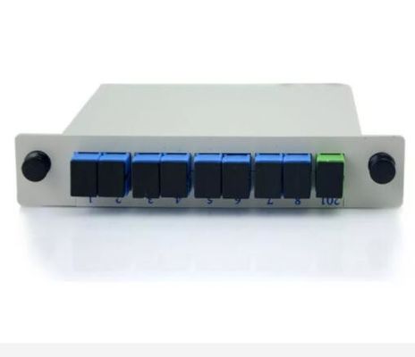 APC van 1*8 SCUPC Vezel Optische PLC Splitser met Tussenvoegseltype