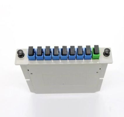APC van 1*8 SCUPC Vezel Optische PLC Splitser met Tussenvoegseltype