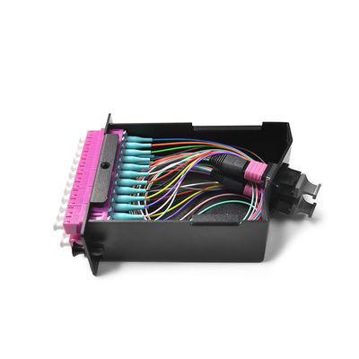 FOC OM3 MTP MPO LC 12 Module van de Vezel de Optische Cassette
