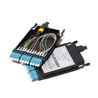 FOC OM3 MTP MPO LC 12 Module van de Vezel de Optische Cassette