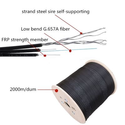 Kabel van de de Vezel de Optische Daling van de Weiruokern GJYXCH GJYXFCH GJXH G657A1 FTTH