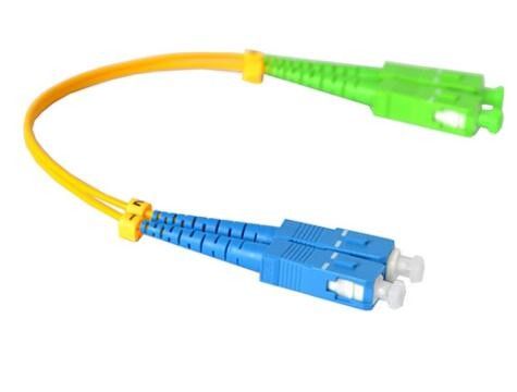 SC/UPC aan SC/UPC Duplex de Vezel Optische Kabel van SM DX voor FTTH