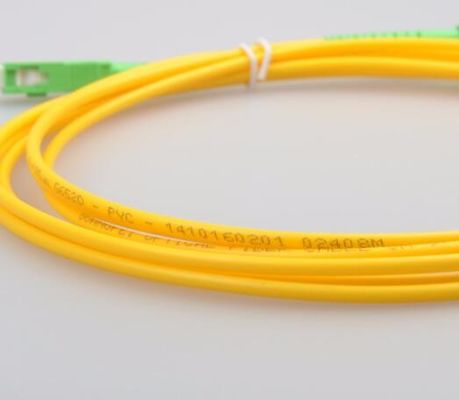 SC/APC aan SC/APC de Enige Optische Kabel van de Wijze Simplexlszh Vezel