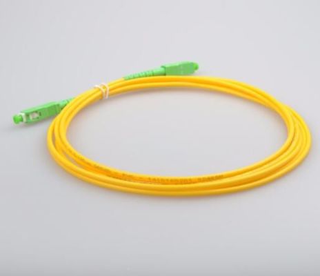 SC/APC aan SC/APC de Enige Optische Kabel van de Wijze Simplexlszh Vezel