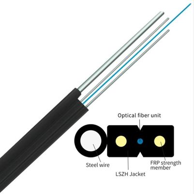 Binnenftth-Kabel van de Vezel Optische Daling 2 Kern 4 6 8 12 16 24 met LSZH-Jasje