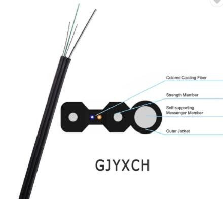 Enig Optisch het Flardkoord van de Wijzegjxfh GJXH FTTH Vezel