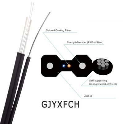 GJYXFCH 1 Kern 2 de Vezel Optische Kabel van de Kernsm Zelfstandige FTTH Daling