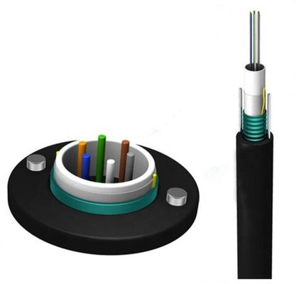 12 Optische Kabel van de kern de Openlucht Singlemode GYXTW Vezel