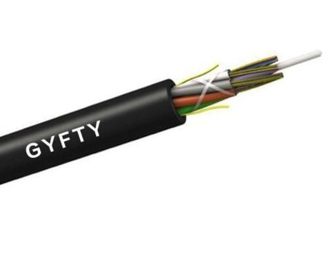 24 Kabel van de 48 Kern de Openluchtgyfty Vezel met FRP-Sterktelid