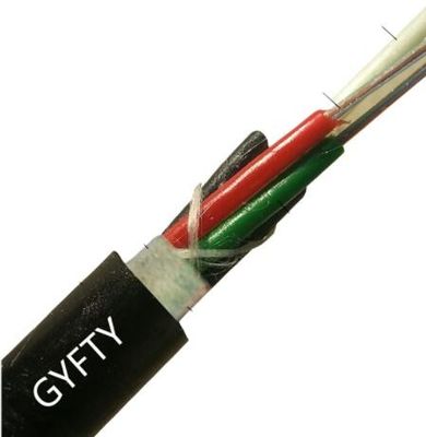24 Kabel van de 48 Kern de Openluchtgyfty Vezel met FRP-Sterktelid
