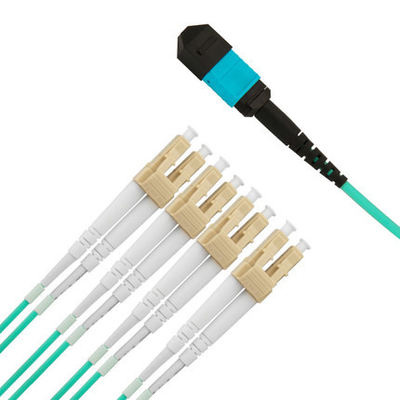 12 het Koordventilator uit Kit Fiber MTP Jumper Breakout Cord 2.0mm MPO van het kernflard aan LC