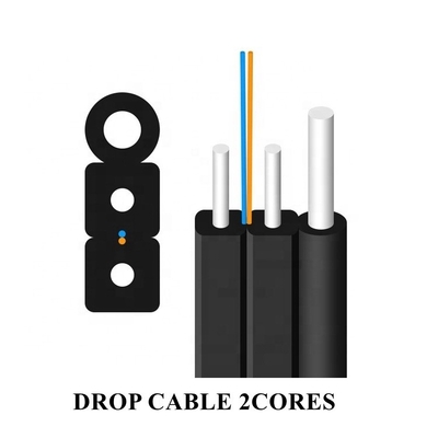 Het Garen van Aramid van de telecommunicatieiso9001 Dual Core Kabel met LSZH-Jasje FTTH
