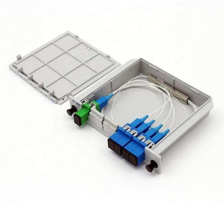 PLC van FTTH 1x12 Splitsers Optische Vezel met de Schakelaarftth Cassette van Sc/APC